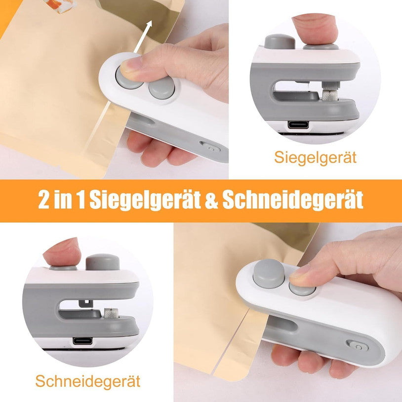 Portable Mini Sealing Machine Hand Held Heat Sealer (88 mm)