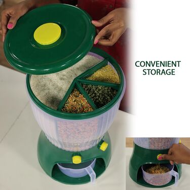 4 Slot - 360 Degree Rice & Cereals Dispenser