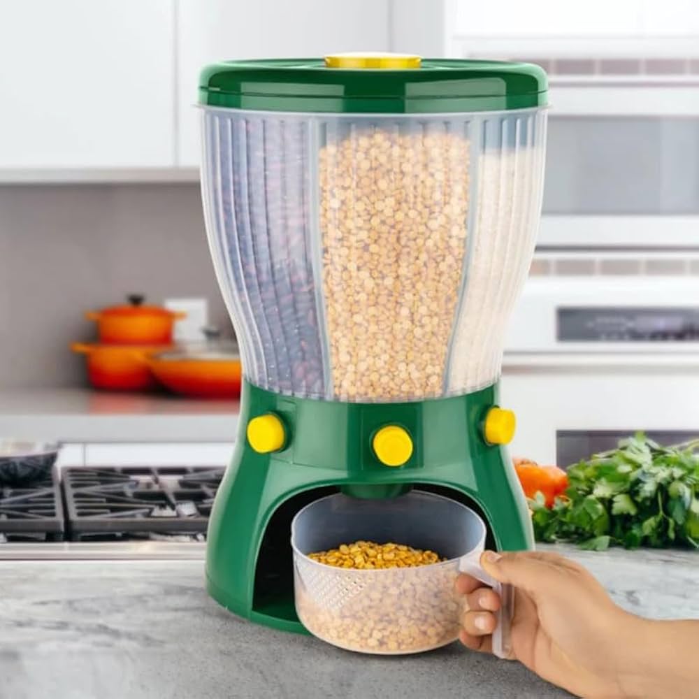 4 Slot - 360 Degree Rice & Cereals Dispenser