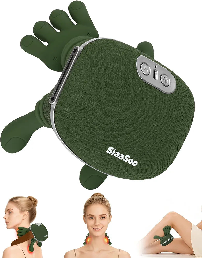 Neck Massager (Original OEM), Heating Bionic Massager (Patent Pending), Electric Deep Tissue 3D Kneading Massager, Portable Neck Massager
