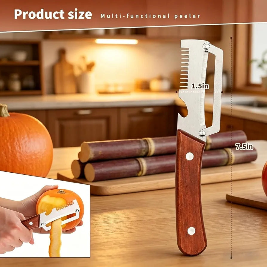 3-in-1 Premium Vegetable Peeler with Julienne Cutter & Ribbon Slicer